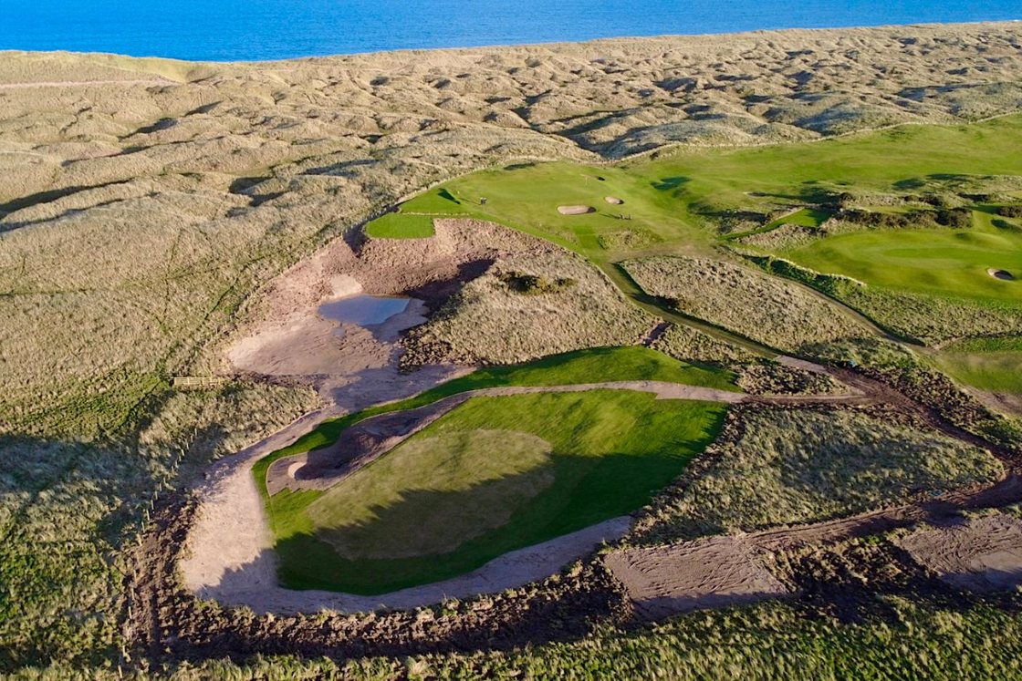 Goswick Links new 7th hole in Northumberland